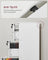 File Cabinet - Wood - Cloud White - Lockable with Adjustable Hanging Rail