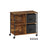 Filing Cabinet - Wood - Brown - 2 Drawers with Shelf and Printer Stand