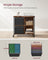Filing Cabinet - Wood - Brown - 2 Drawers with Shelf and Printer Stand