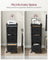 Filing Cabinet - Wood - Ebony Black - 3 Drawers with Bookshelf and Printer Stand