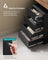 Lockable Mobile File Cabinet - Wood - Ink Black - 4 Drawers