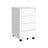 Lockable Mobile File Cabinet - Wood - Ink Black - 4 Drawers