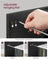 Rolling File Cabinet - 3 Drawers with Wheels - Metal - Ink Black
