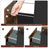 Filing Cabinet - Steel - Rustic Brown and Black - 2 Lockable Drawers with Castors and Open Shelf