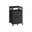 Filing Cabinet - Steel - Rustic Brown and Black - 2 Lockable Drawers with Castors and Open Shelf
