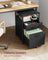 Mobile File Cabinet - Steel - Ink Black - 2 Lockable Drawers