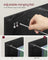 Filing Cabinet - Steel - Ebony Black - Height-Adjustable Open Shelves with 3 Drawers