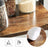 2-Tier Countertop Spice Rack - Bamboo - Rustic Brown and Black - Desktop Organizer for Kitchen and Dining Room