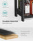 3-Tier Countertop Spice Rack - Bamboo - Ebony Black - Desktop Organizer for Kitchen and Office