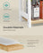 3-Tier Countertop Spice Rack - Bamboo - Natural Oak - Desktop Organiser for Kitchen and Office