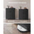 Multipurpose Cabinet - Steel - Black - Lockable with Shelves