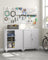 Office Cabinet - Steel - Black - Lockable with Deep Storage and Shelves