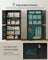 File Cabinet - Steel - Black - Lockable with Shelves