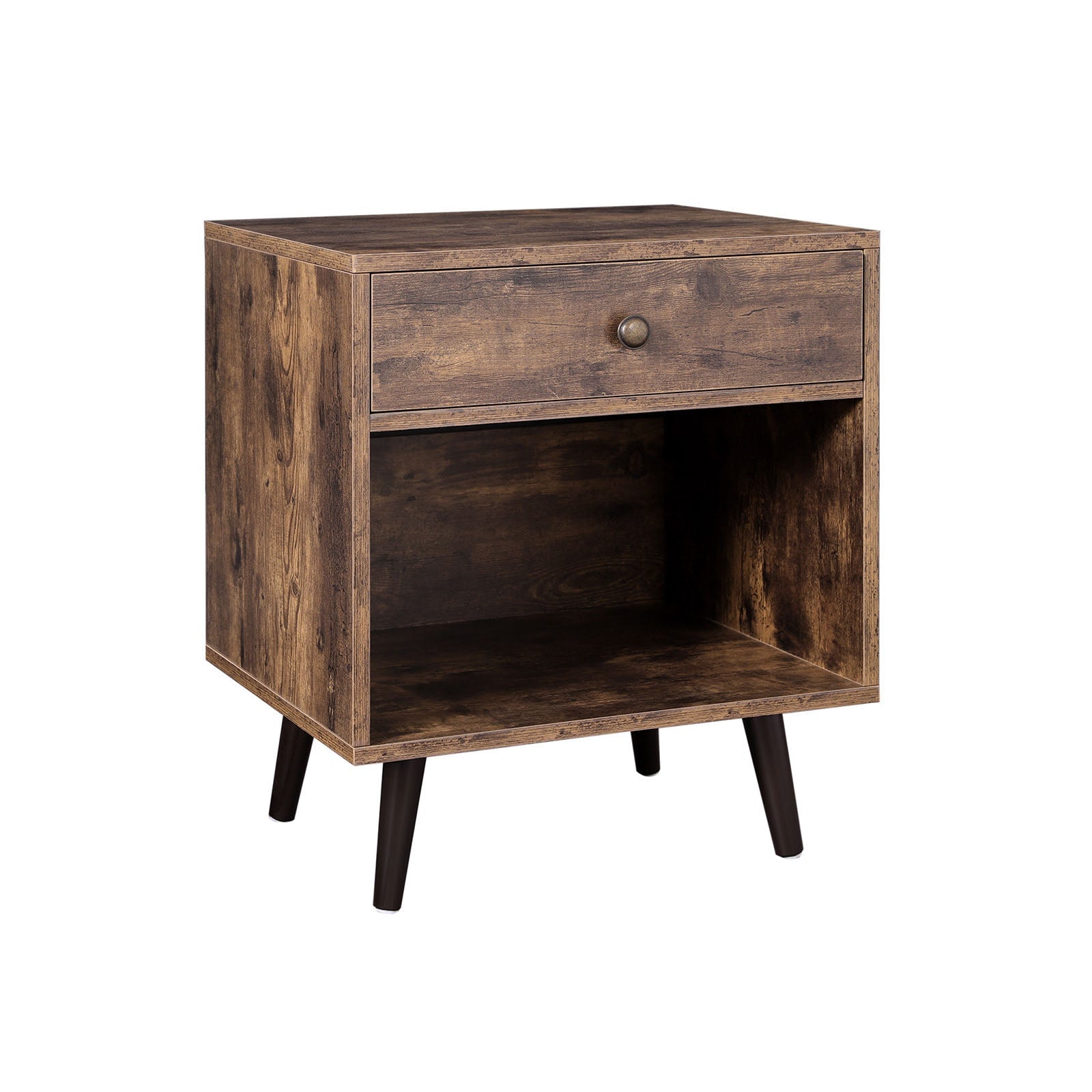 End Table - Rustic Brown - Pinewood