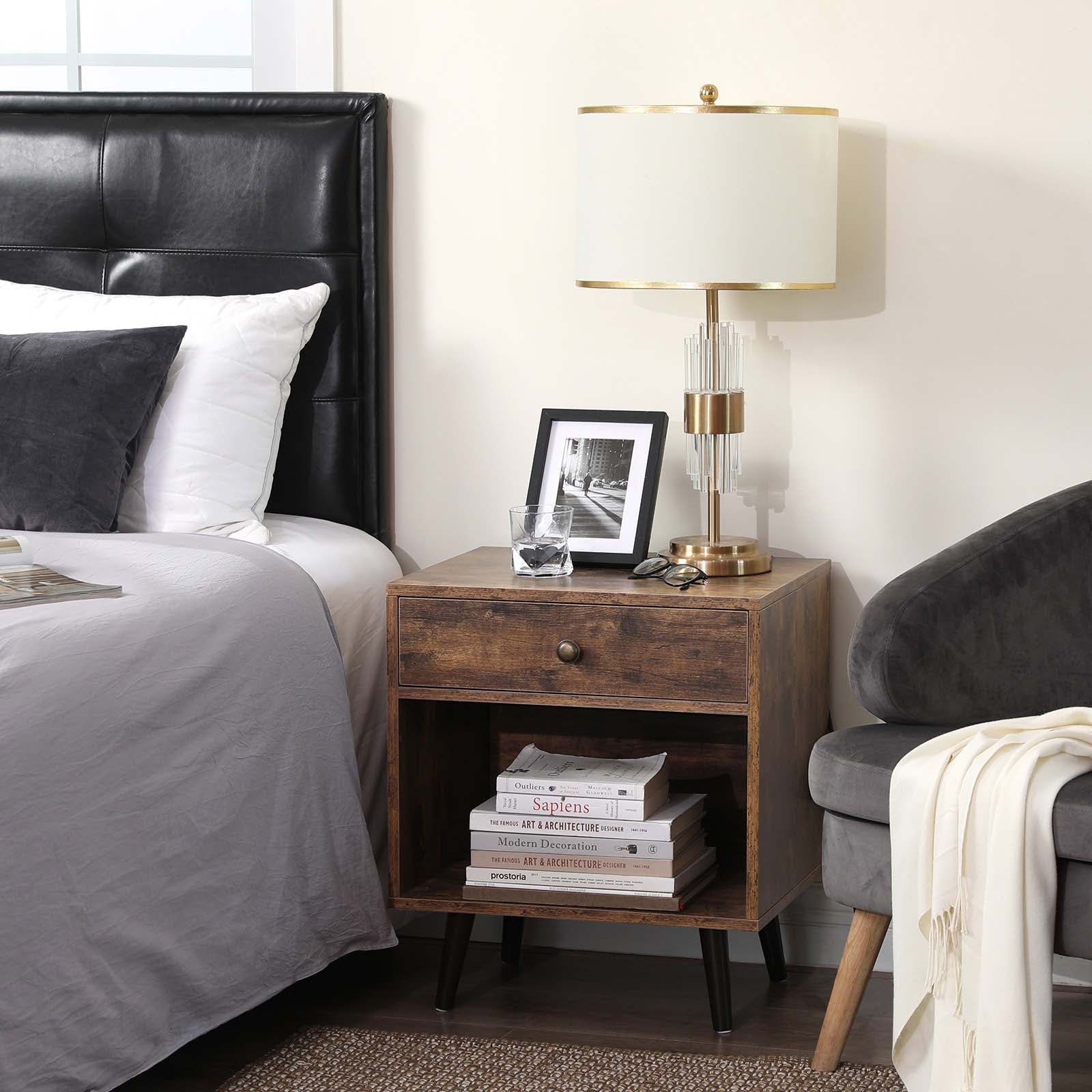 End Table - Rustic Brown - Pinewood