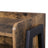 Side Table - Wood - Rustic Brown - Open Drawer and Stackable Design