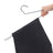 Metal Open End Trousers Hangers - 38cm Wide - Grey - Non-Slip Coating