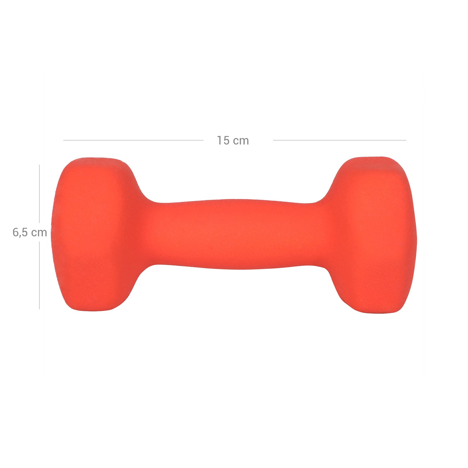Dumbbell Set - 2 x 1.5 kg - Orange - Vinyl
