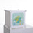 Kids' Organiser Cabinet - Plastic - White - 16-Cube Modular Storage Unit with Doors