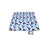Blue White Tartan Picnic Blanket - Aluminium - White