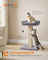 Cat Tree - With Sisal Posts and Perches - Dove Grey - 45 x 40 x 71 cm