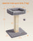 Cat Tree - With Sisal Posts and Perches - Dove Grey - 45 x 40 x 71 cm