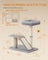 Multifunctional Cat Scratching Post - Wood - Light Grey - With Bed and Rotatable Scratching Ramp