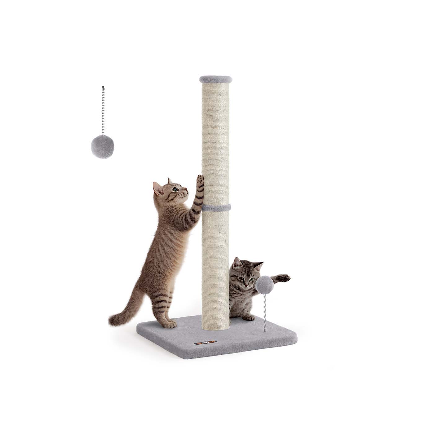 Cat Scratching Post - Dove Grey - Sisal