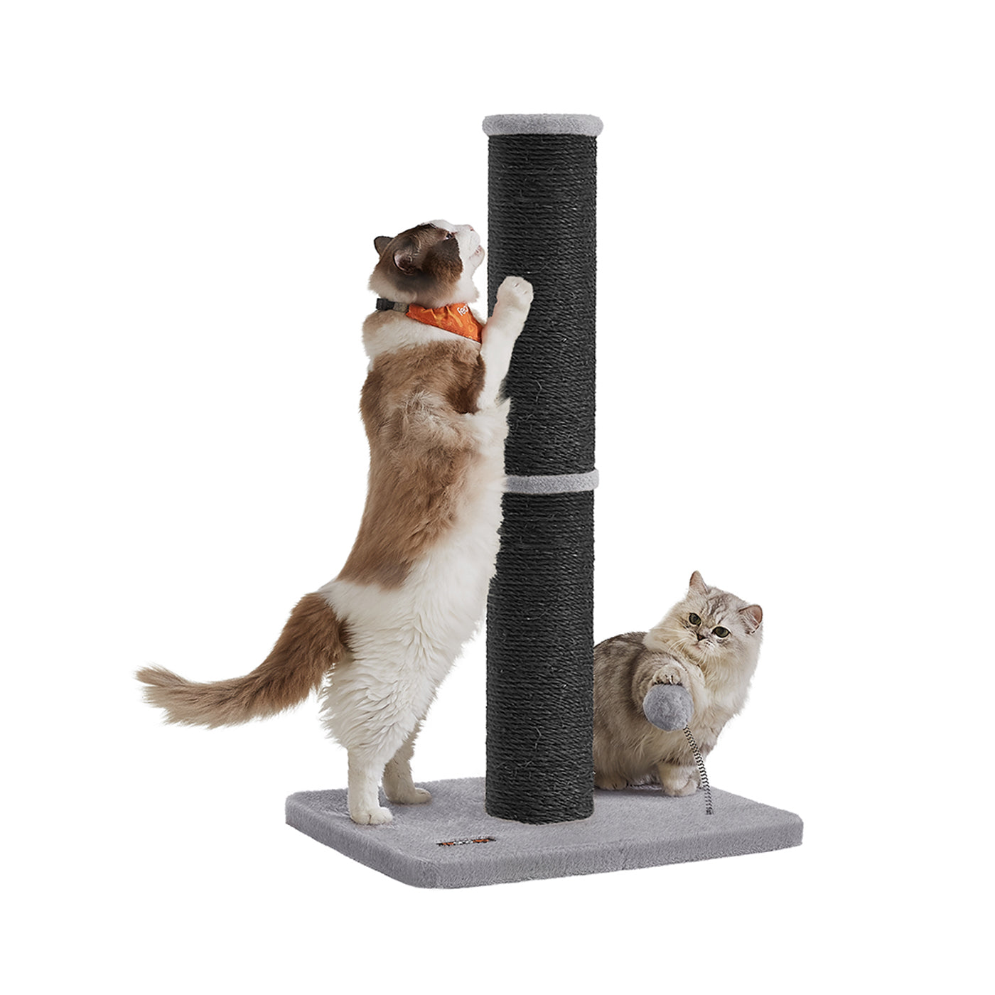 Cat Scratching Post - Dove Grey - Sisal