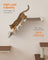 Wall-Mounted Cat Climbing Hammock - Fabric - Grey