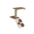 Wall-Mounted Cat Stairs - Wood - Natural Finish - Includes Shelf and Self-Groomer