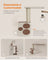 Wall-Mounted Cat Stairs - Wood - Natural Finish - Includes Shelf and Self-Groomer