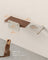 Wall-Mounted Cat Shelf - Wood - Natural Finish - Large with Felt Pad