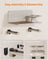 Wall-Mounted Cat Food Station - Wood - Natural Finish - Elevated Bowls Design