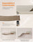 Wall-Mounted Cat Food Station - Wood - Natural Finish - Elevated Bowls Design