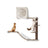 Cat Wall Furniture Set - Includes 5 Pieces - Engineered Wood - Natural Finish