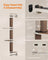 Cat Wall Furniture Set - Includes 5 Pieces - Engineered Wood - Natural Finish