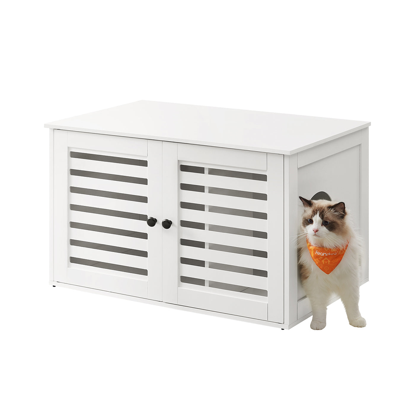 Cat Litter Box Enclosure - Cloud White - PCL