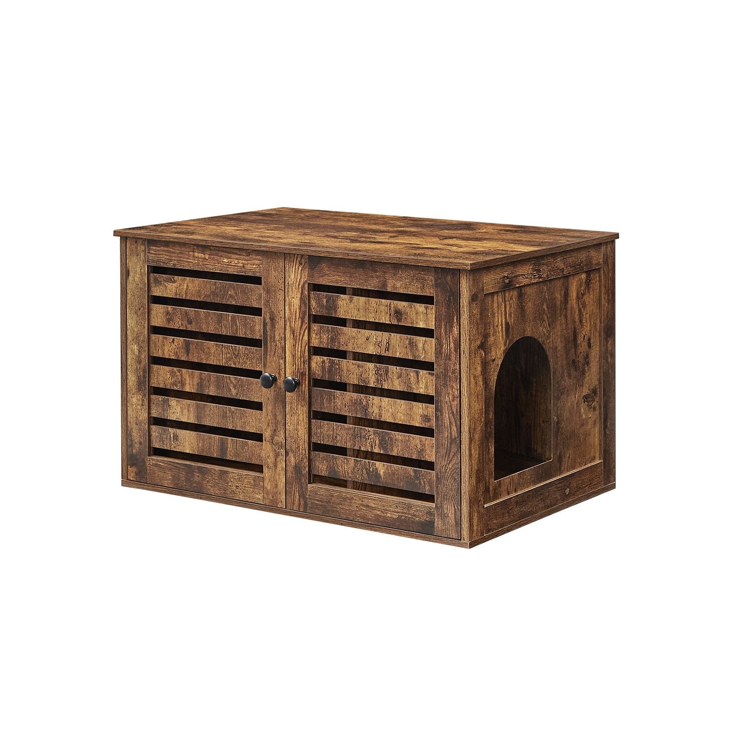 Cat Litter Box Enclosure - Rustic Brown - PCL