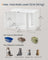 Cat Litter Box Enclosure - Plywood - Snow White - Toolless Assembly