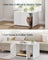 Cat Litter Box Enclosure - Plywood - Snow White - Toolless Assembly