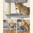 Cat Condo - PCT02W - Light Grey - Large Tower with Fluffy Plush Perch and Cuddle Cave