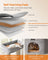 Heavy-Duty Cat Tower - Engineered Wood - Gray - 9 Scratching Posts