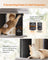 Heavy-Duty Cat Tower - Engineered Wood - Gray - 9 Scratching Posts