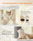 Cat Tree - Heavy-Duty Wood - Cream White and Beige - Large Perch with Self-Warming Pads and Multiple Scratching Posts
