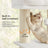 Cat Condo - Heavy-Duty Fabric - Dove Grey and Beige - Features Self-Warming Pads and 9 Scratching Posts