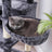 Cat Tree - XXL 168 cm Cat Condo - Plywood - Smoky Gray