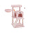 Cat Tree - Engineered Wood - Jelly Pink - Widened Perch for Large Cats
