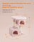 Cat Tree - Engineered Wood - Jelly Pink - Includes Scratching Posts and Cat Caves