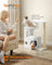 WoodyWonders Cat Tree, Cat Tower - Wood and Plush - Cloud White